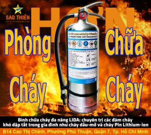 Bình chữa cháy cao cấp đa năng Lida
