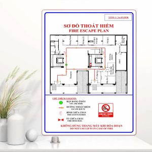 Sơ đồ thoát hiểm trong phòng cháy chữa cháy